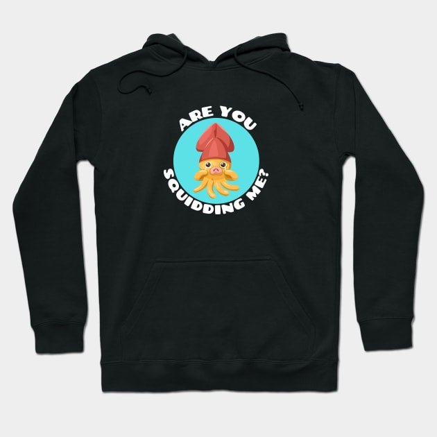 Are You Squidding Me | Squid Pun Hoodie by Allthingspunny